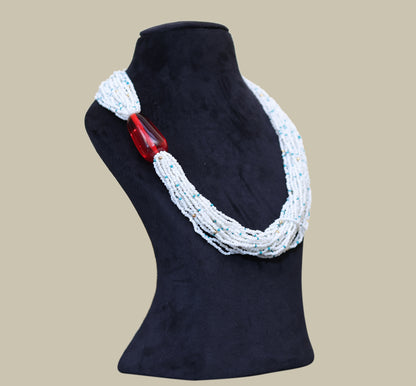 Resin Seed Bead Necklace