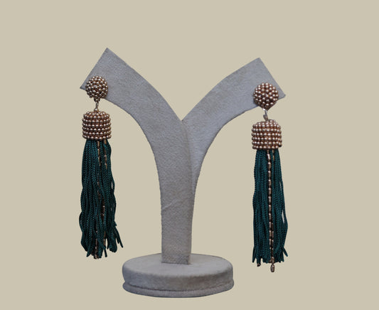 Silk Thread Earring