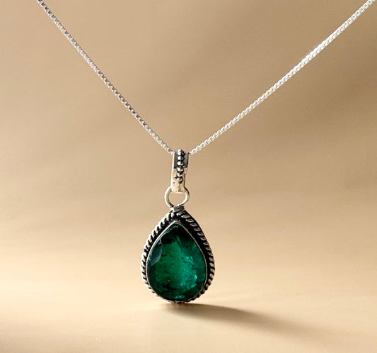 Green Topaz Pendant
