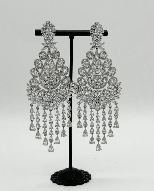 CZ Chandelier Earrings