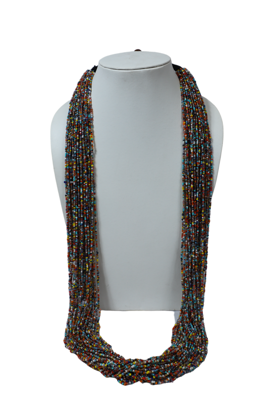 Multicolor Seed Bead Necklace