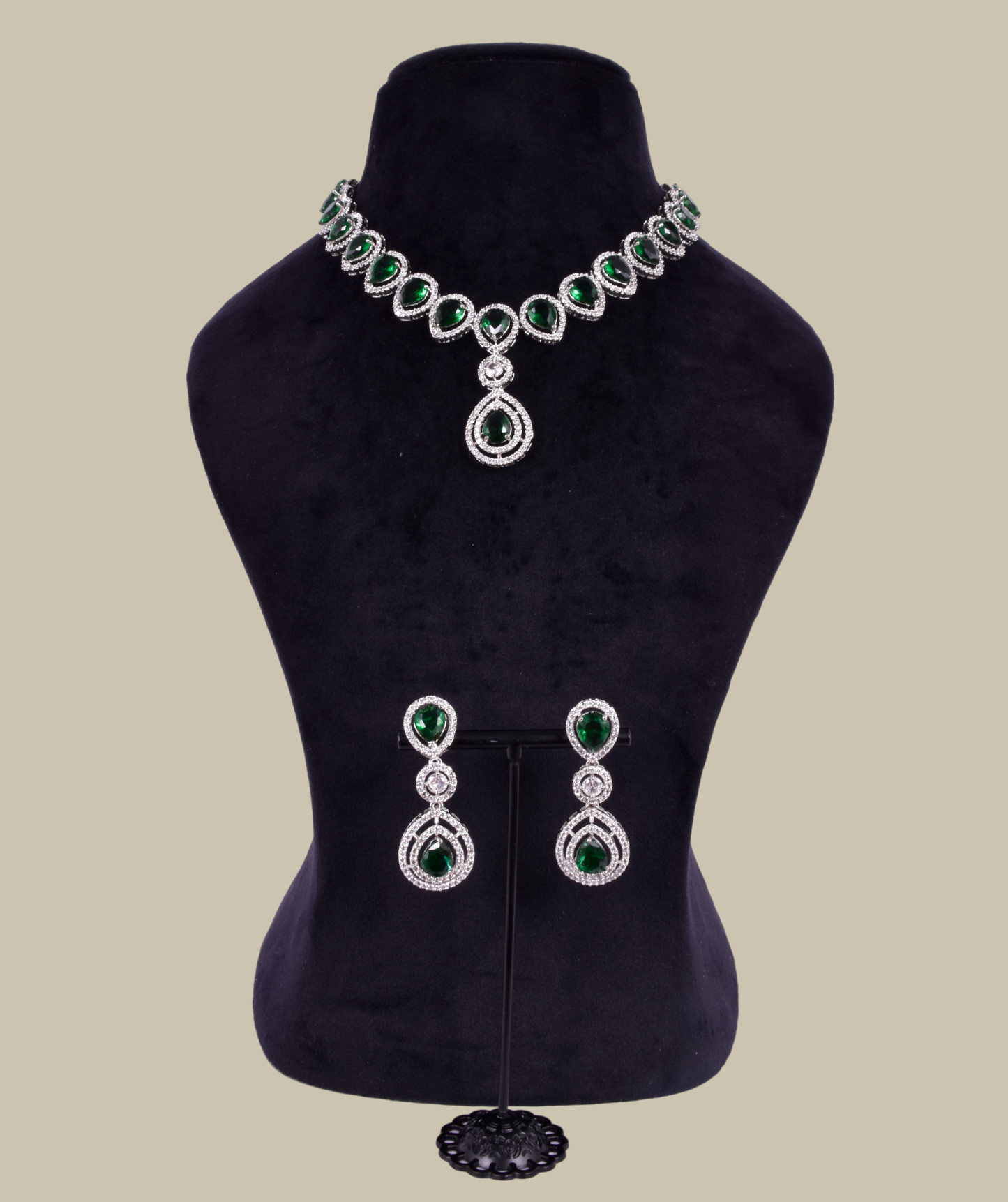 Studded Zircon Necklace
