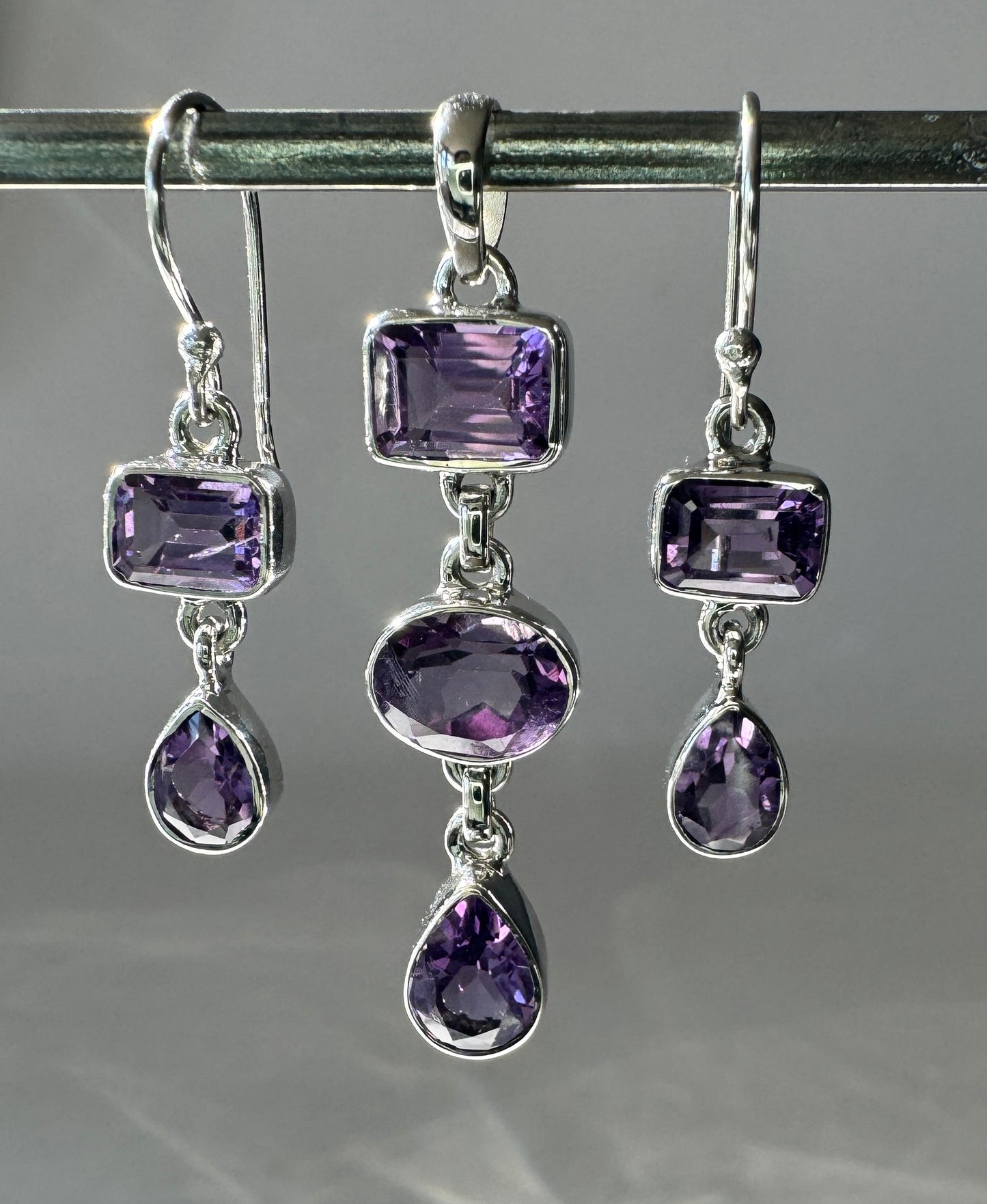 Amethyst Jewelry Set