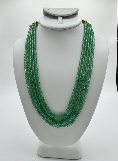 Elegant 5 Layered Onyx Necklace 