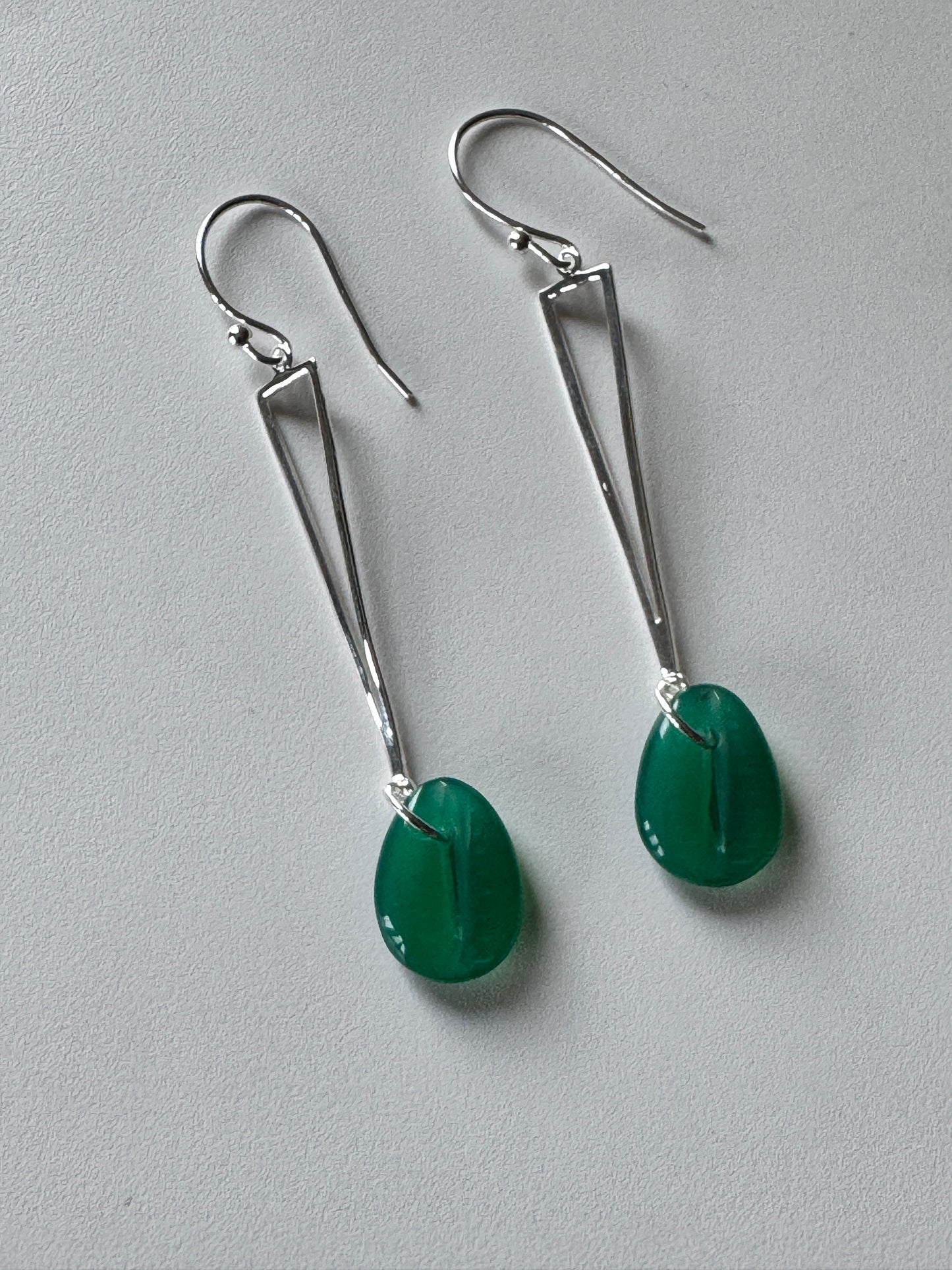 Chalcedony Sterling Silver Earrings
