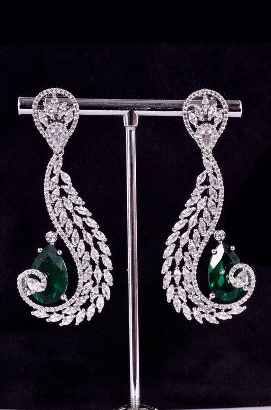Cubic Zirconia Stone Earring