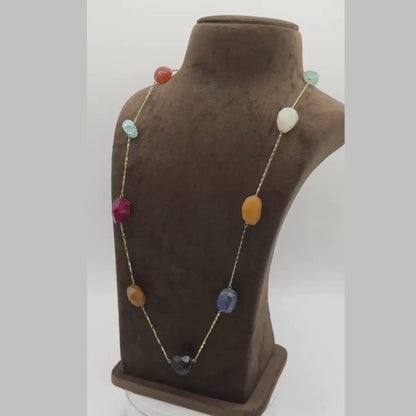 Beautiful Fancy Multi color Stone Necklace for Women